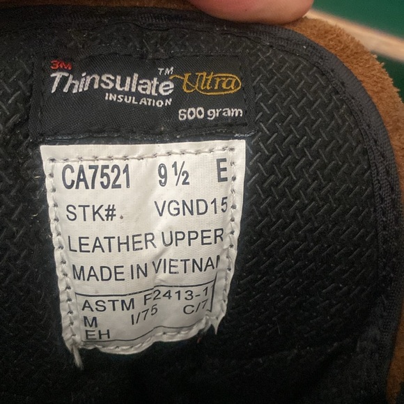 Carolina logger boots 600 grams of thinsulate. Hardly worn like new - Picture 3 of 4